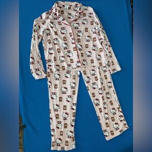 Hello Kitty by Sanrio 2 pc‎ Pajama Loungewear Set Womens Sz M